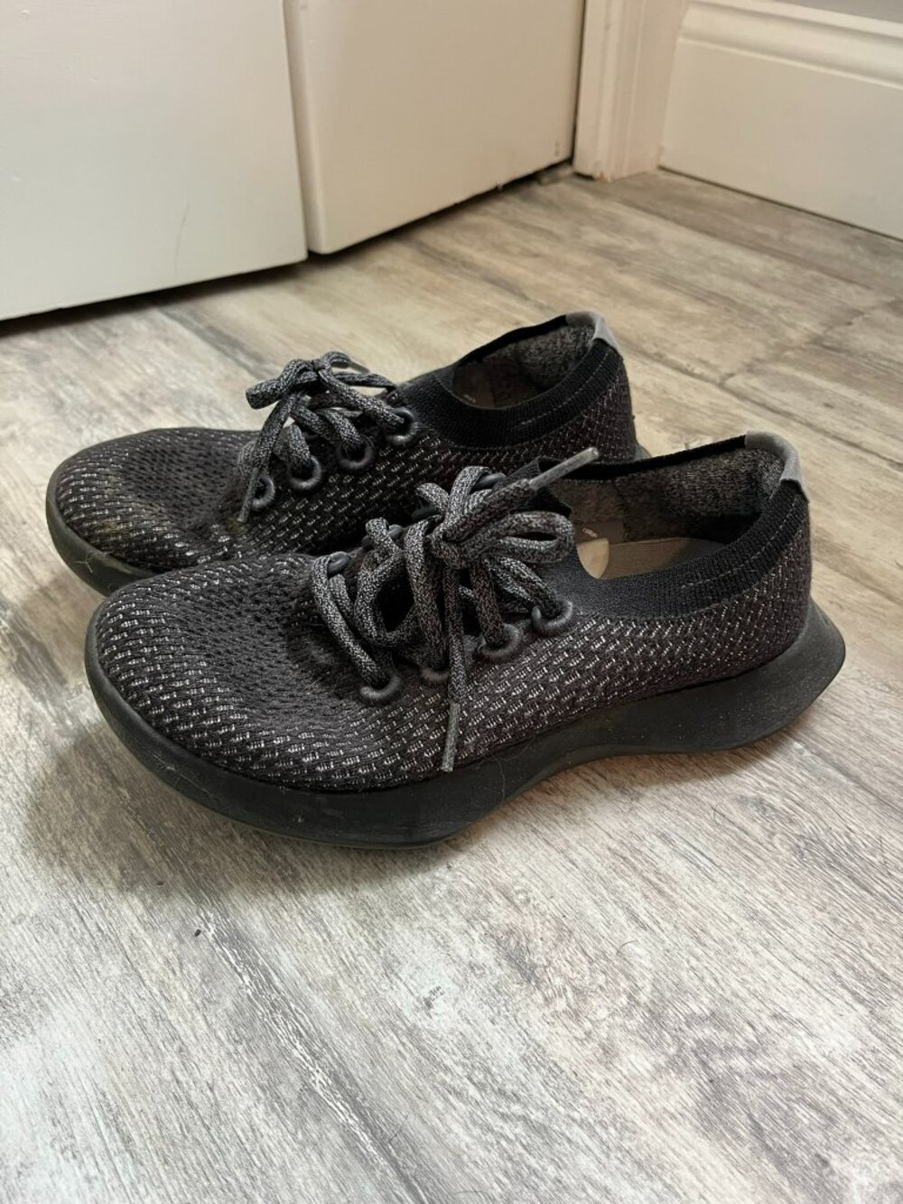 allbirds Tree Dasher Running Shoes Sneakers, Black, Women's US 6.5
